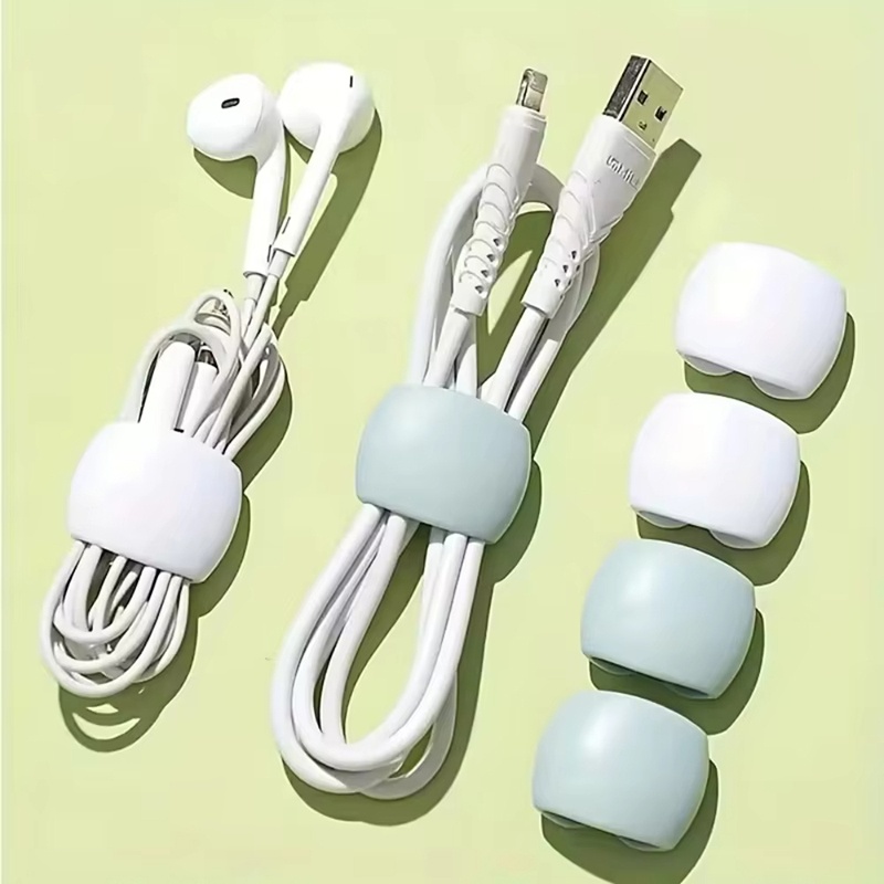 Cable Management Bag - Earphone Holder Cord Clip Storage Holder