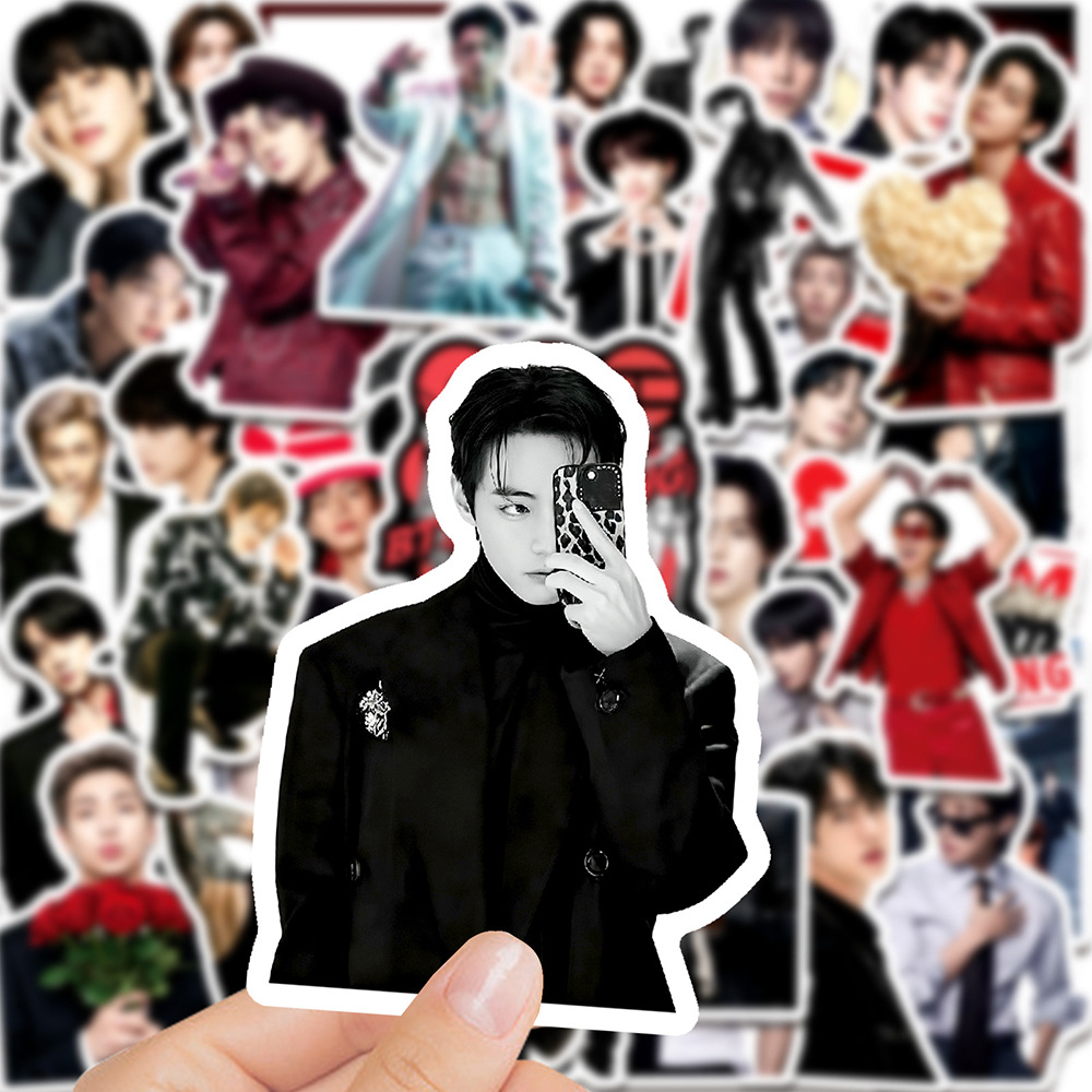 Laptop Accessories Toy - BTS K-pop Boy Group Stickers 50Pcs