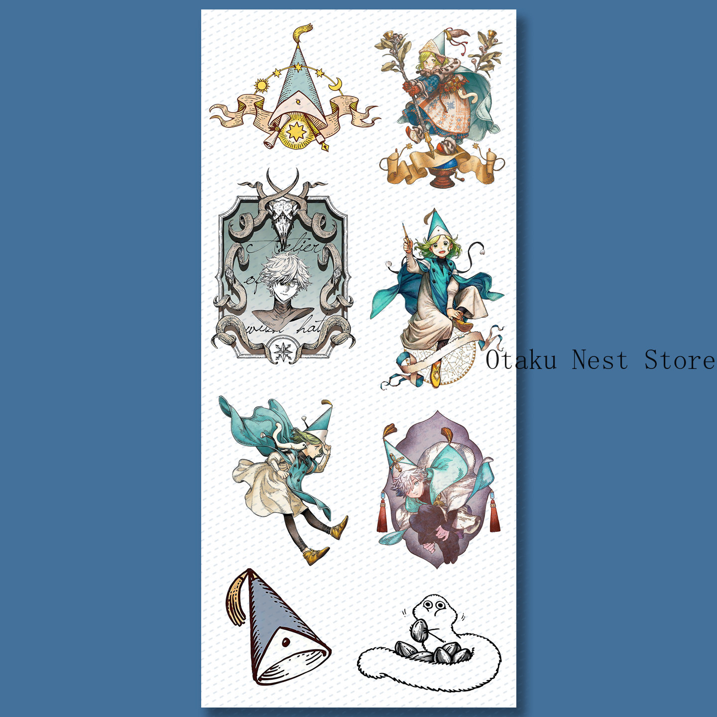 Anime Witch Hat Atelier Coco Q - огляд і ціна Laptop Accessories Stickers