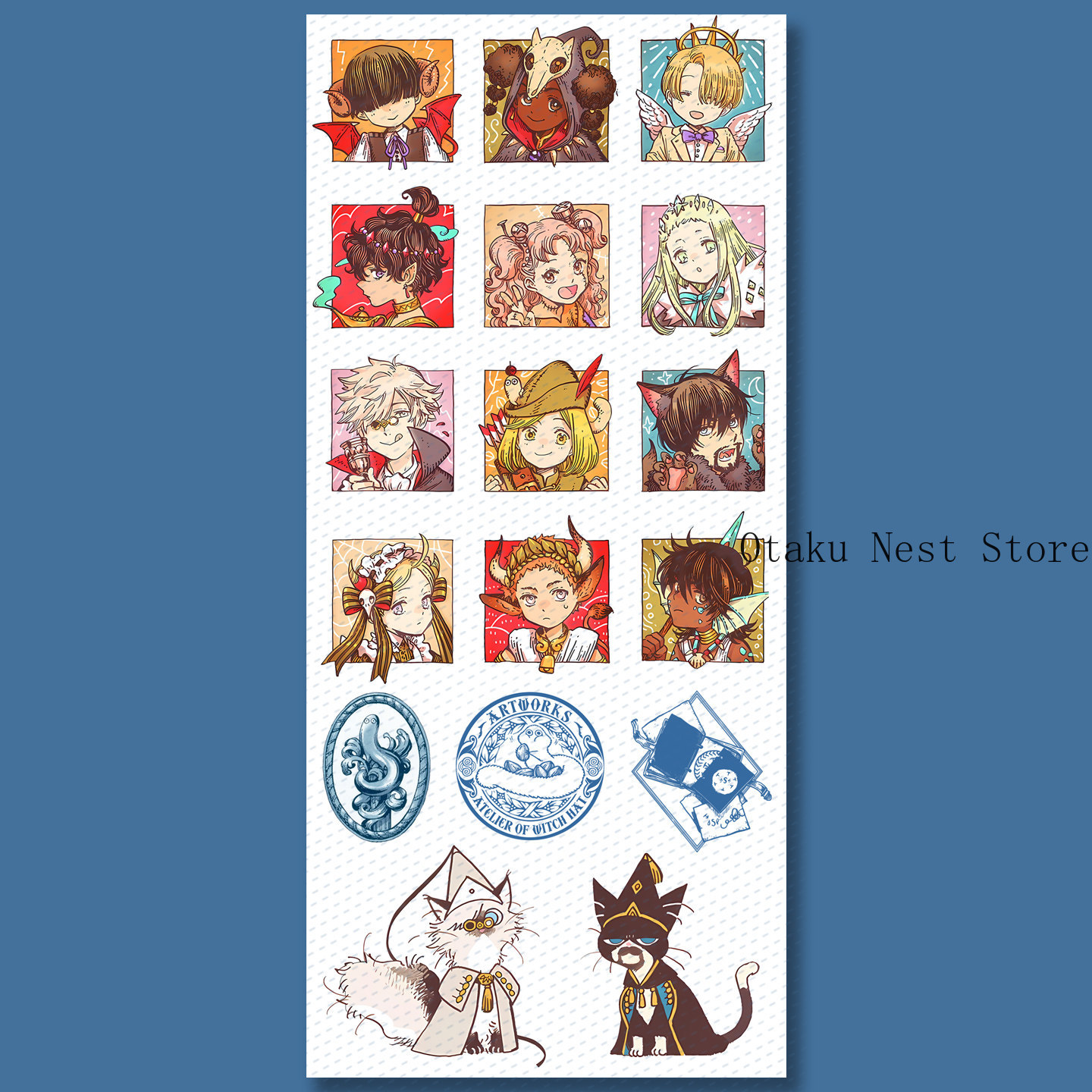 Anime Witch Hat Atelier Coco Q - огляд і ціна Laptop Accessories Stickers