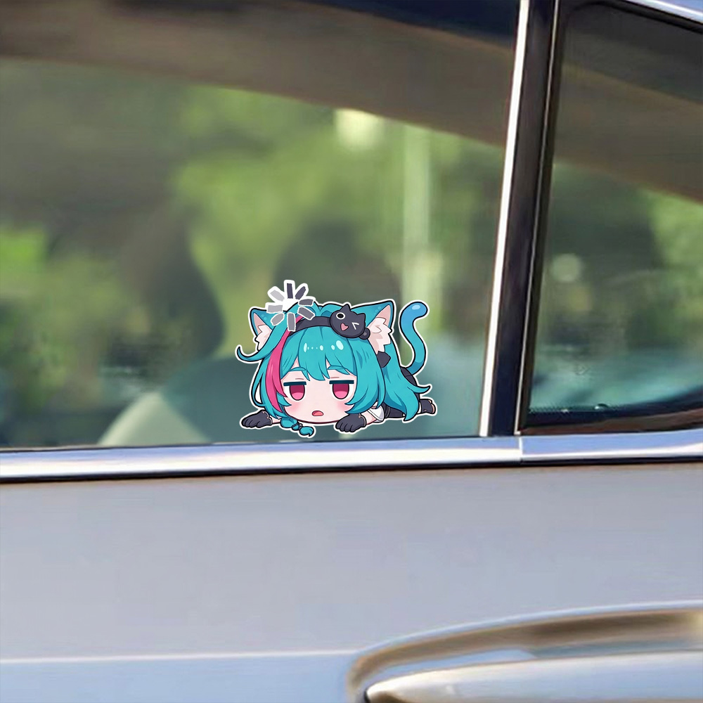 Anime Girl Car Stickers Nevern - огляд і ціна Laptop Accessories Price