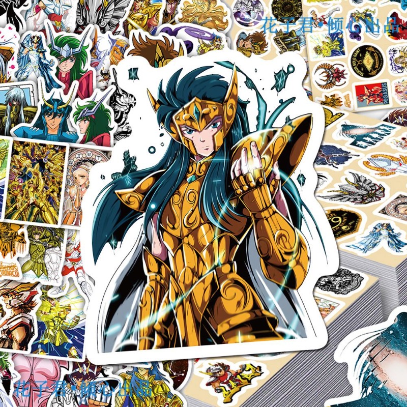 101Pcs Saint Seiya Anime Stick - огляд і ціна Laptop Accessories Stickers