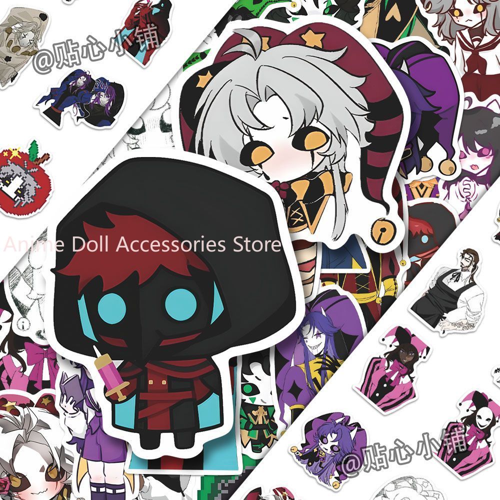 73PCS The Freak Circus Pierrot - огляд і ціна Laptop Accessories Stickers