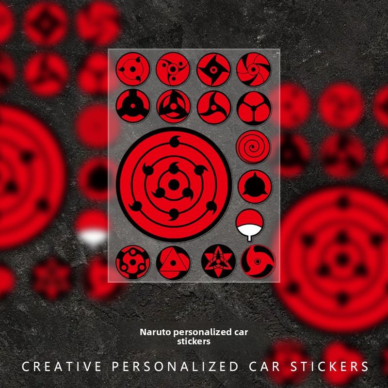 Sharingan Eye Die-cut Sticker  - огляд і ціна Laptop Accessories Price