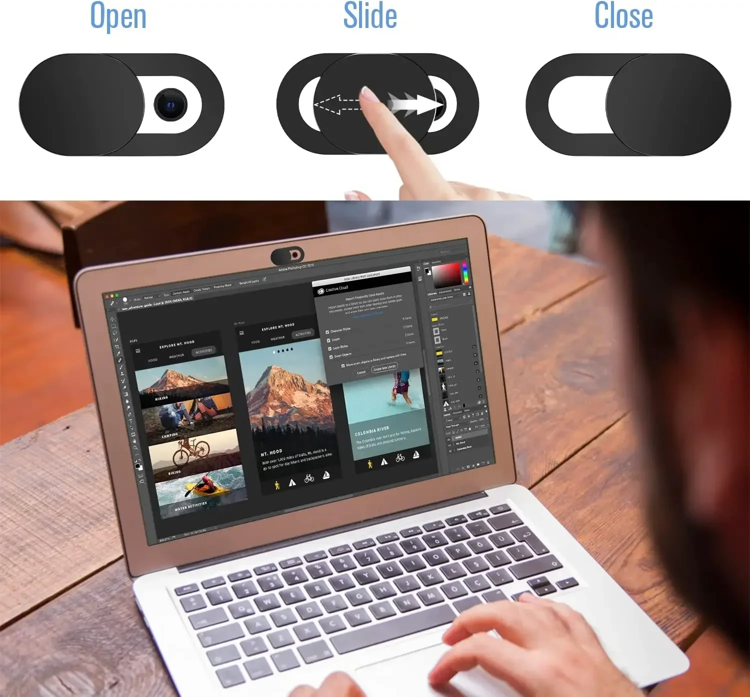 Webcam Cover Laptop Camera Sli - огляд і ціна Laptop Accessories Stickers
