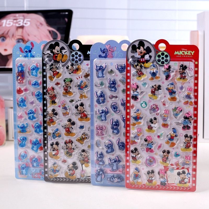 3D Relief Stickers Cute Cartoo - огляд і ціна Laptop Accessories Toy