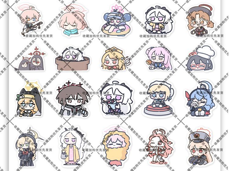 80PCS Anime Blue Archive Soras - огляд і ціна Laptop Accessories Stickers