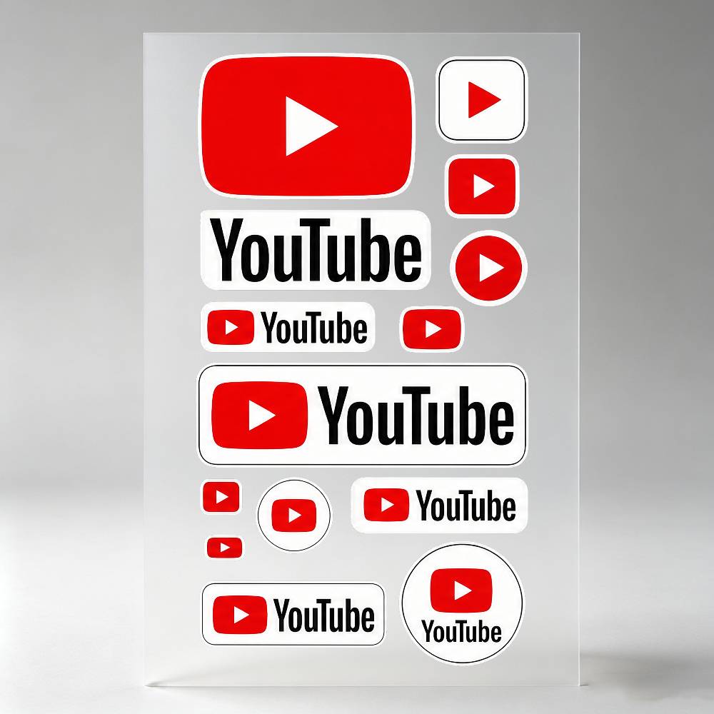 For Y-YouTube Stickers Auto Bo - огляд і ціна Laptop Accessories Youtube