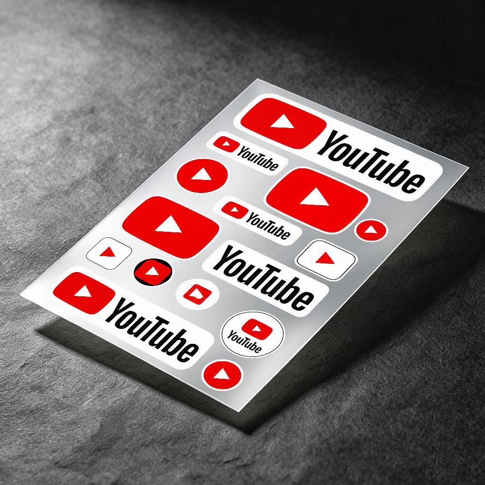 For Y-YouTube Stickers Auto Bo - огляд і ціна Laptop Accessories Youtube