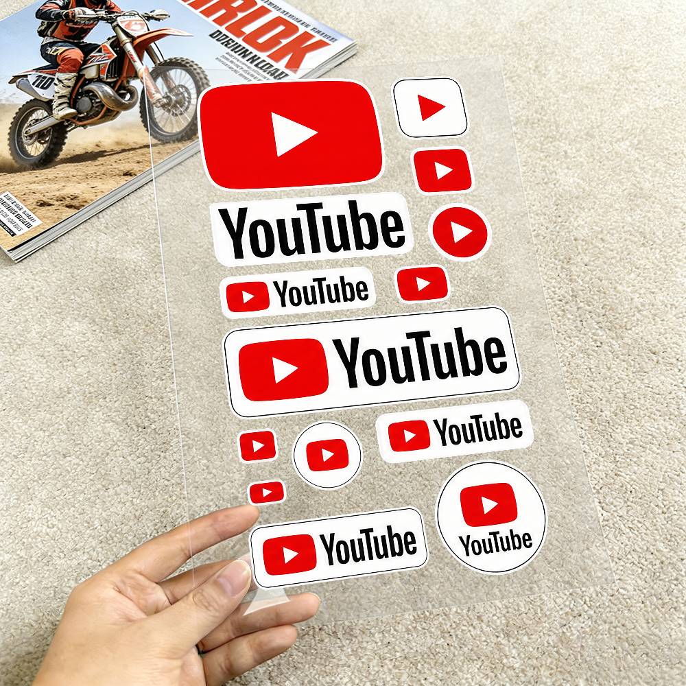 For Y-YouTube Stickers Auto Bo - огляд і ціна Laptop Accessories Youtube