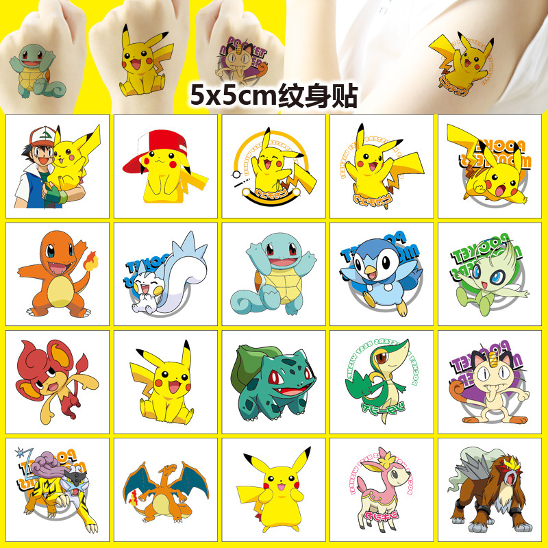 5*5cm 20pcs Pokemon Pikachu Ta - огляд і ціна Laptop Accessories Cute