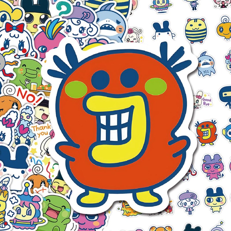 Japanese Tamagotchi Stickers E - огляд і ціна Laptop Accessories Stickers