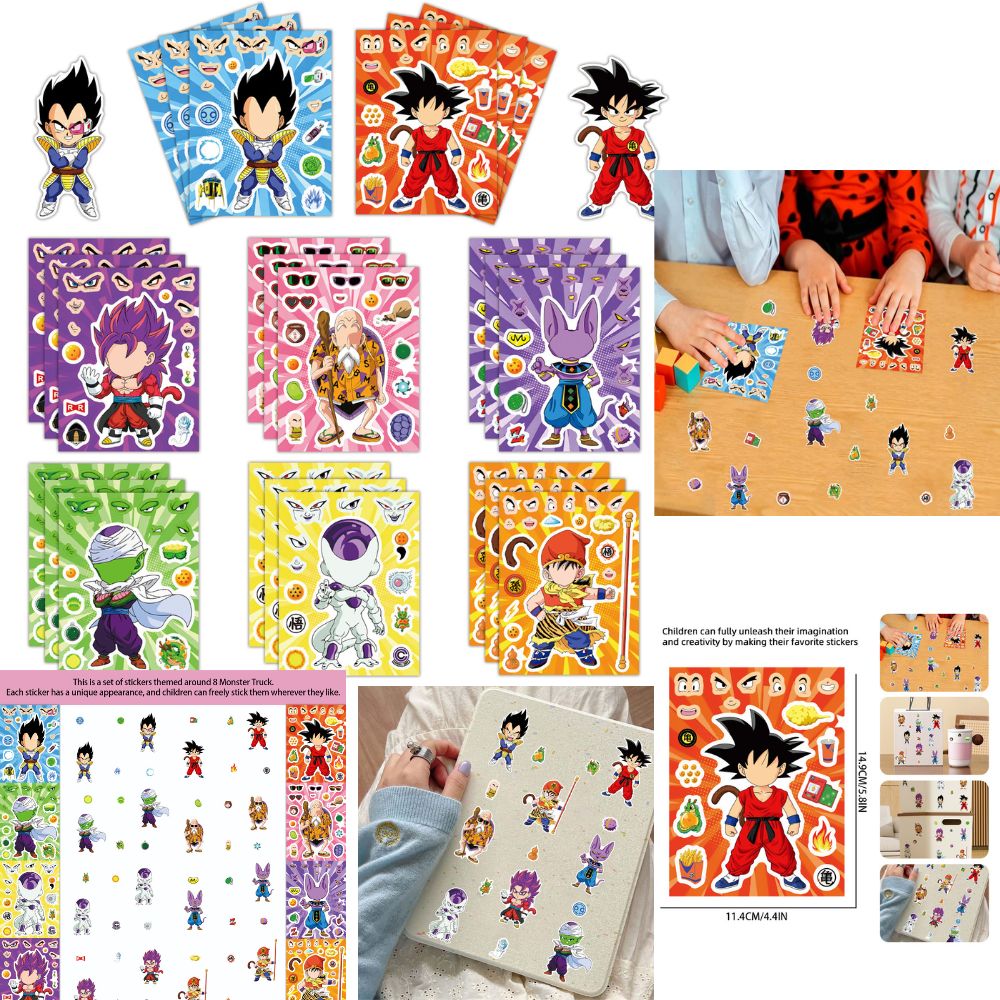 8/32Sheets Anime Dragon Ball S - огляд і ціна Laptop Accessories Toy