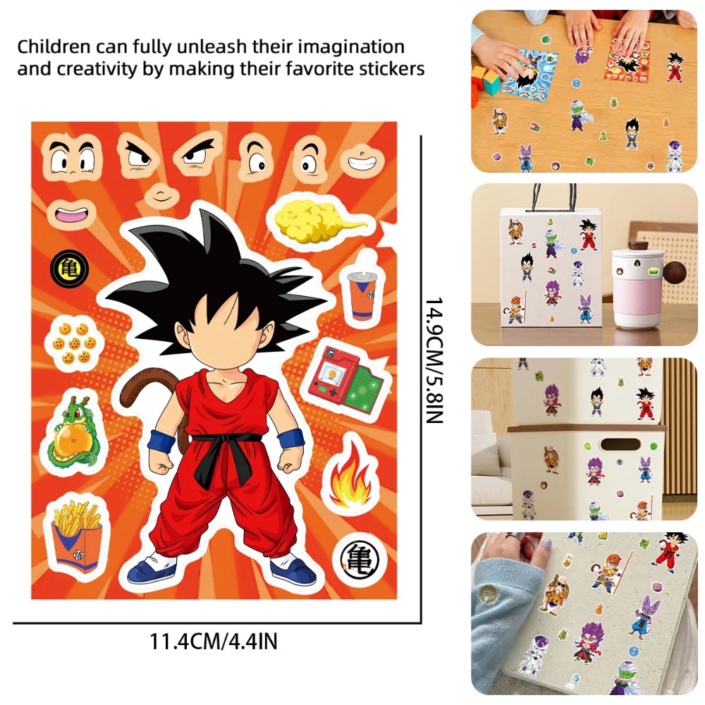 8/32Sheets Anime Dragon Ball S - огляд і ціна Laptop Accessories Toy