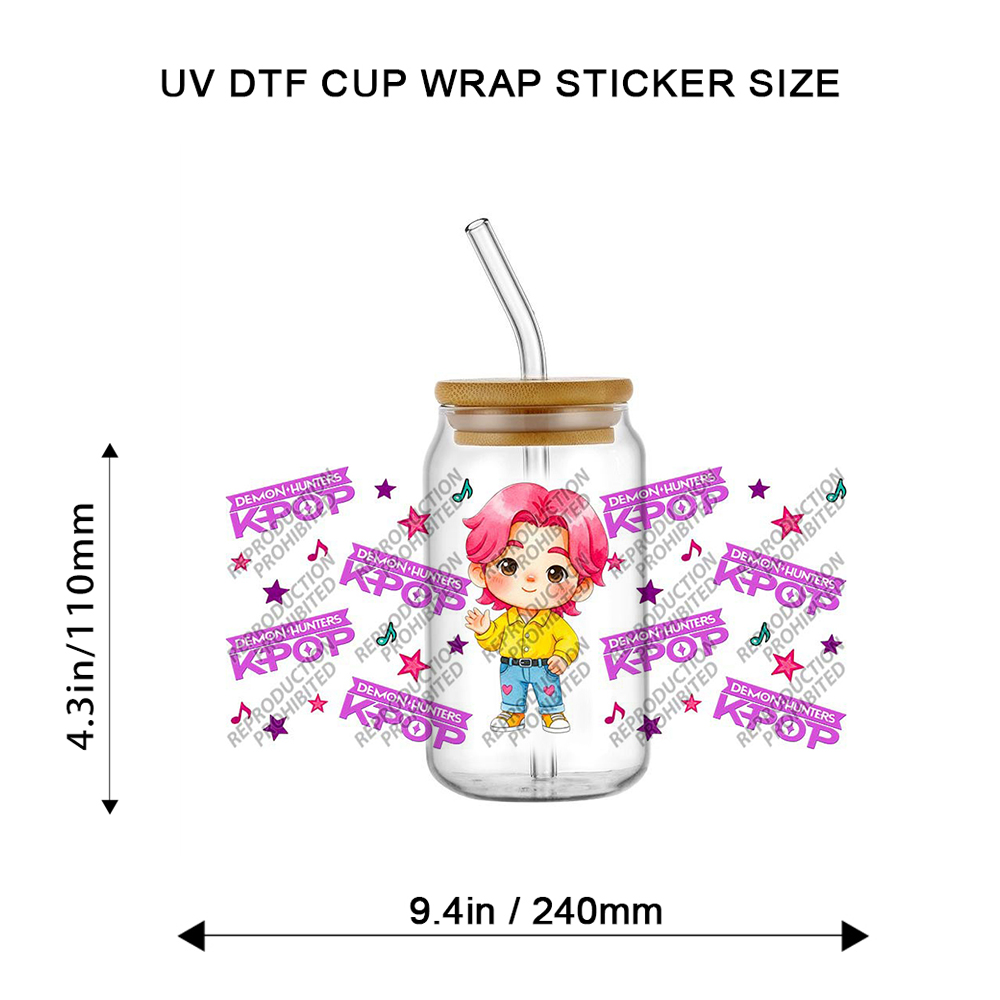 K-POP Vibes Collection 16oz Li - огляд і ціна Laptop Accessories Stickers